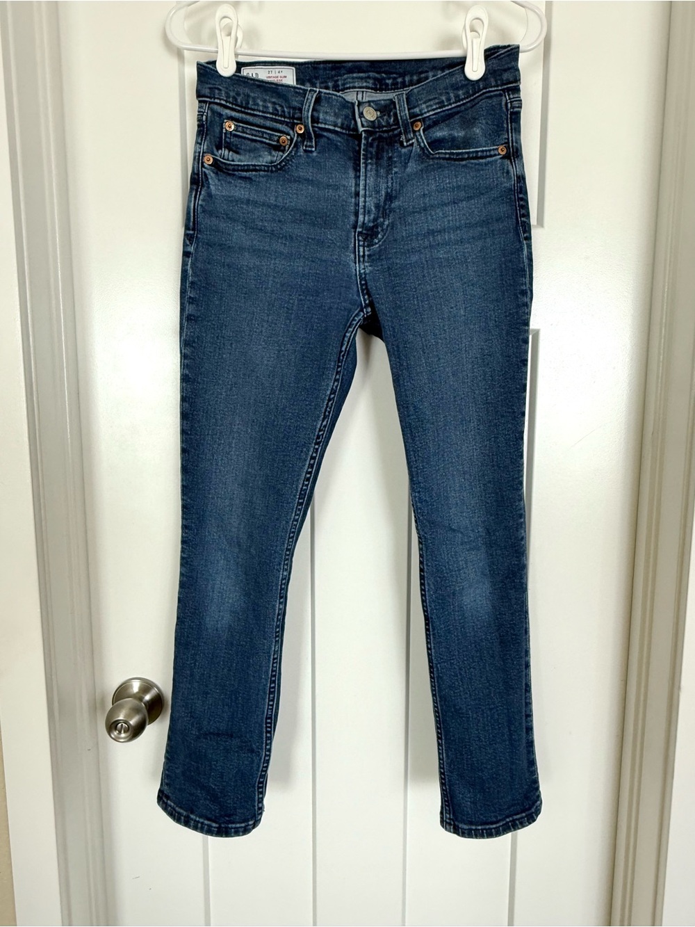 GAP Vintage Slim Mid Rise Jeans Size 27/4 Short